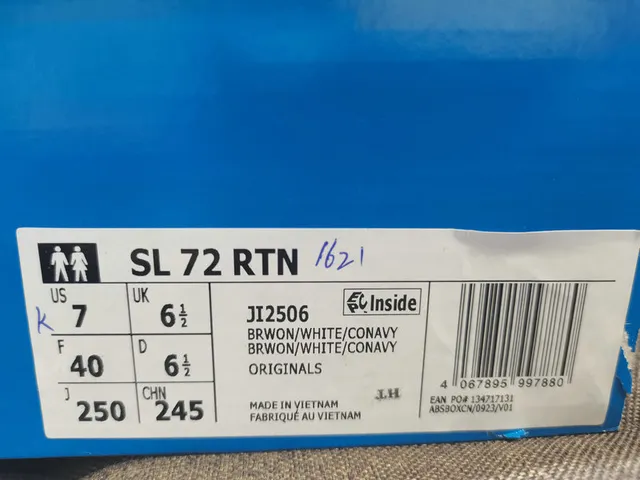 Adidas SL 72 Navy Blue White Lifestyle Sneakers 2