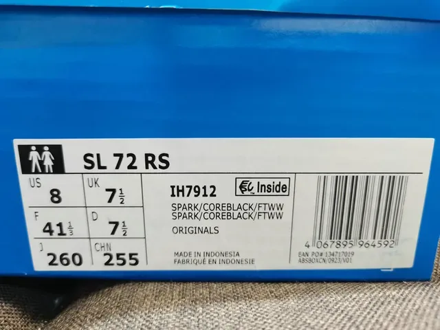 Adidas SL 72 Yellow and Black Lifestyle Sneakers 2