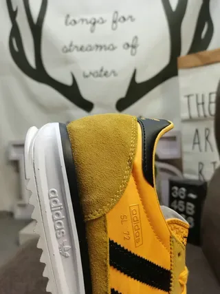 Adidas SL 72 Yellow and Black Lifestyle Sneakers 3