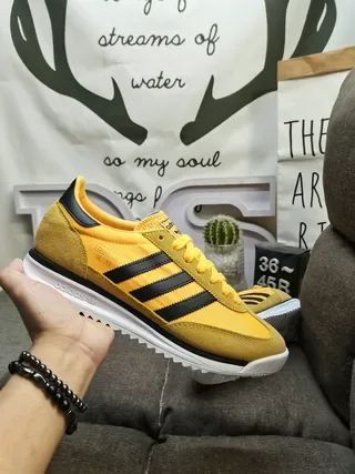 Adidas SL 72 Yellow and Black Lifestyle Sneakers 5