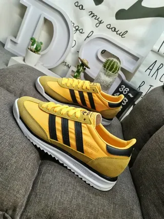 Adidas SL 72 Yellow and Black Lifestyle Sneakers 7