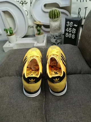 Adidas SL 72 Yellow and Black Lifestyle Sneakers 8