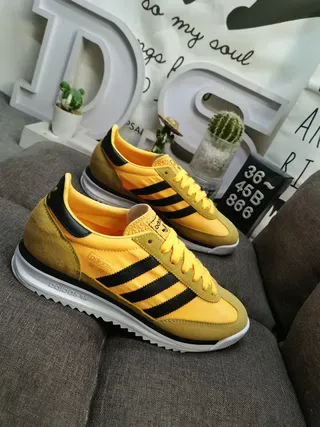 Adidas SL 72 Yellow and Black Lifestyle Sneakers 9