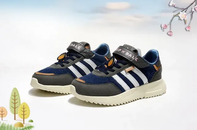Adidas Spezial Blue White Retro Runner Velcro Strap Lifestyle Sneakers 3