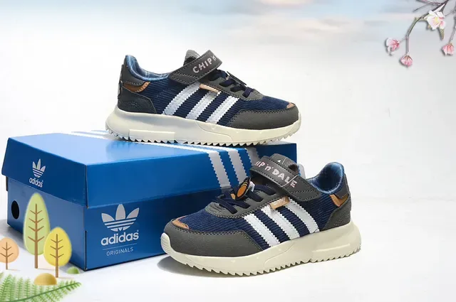 Adidas Spezial Blue White Retro Runner Velcro Strap Lifestyle Sneakers 5