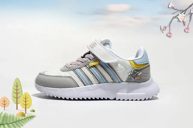 Adidas Spezial Blue White Retro Runner Velcro Strap Lifestyle Sneakers 22