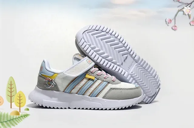 Adidas Spezial Blue White Retro Runner Velcro Strap Lifestyle Sneakers 23