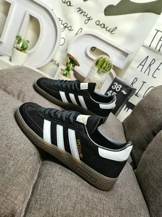 Adidas Spezial Brown Suede and Cream Lifestyle Sneakers 7