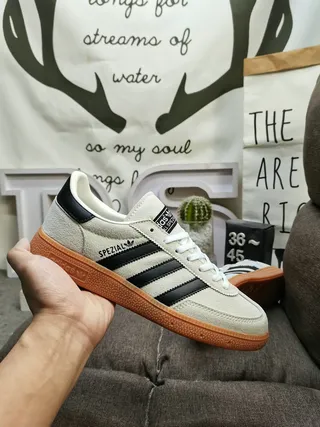 Adidas Spezial Brown Suede and Cream Lifestyle Sneakers 15
