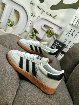 Adidas Spezial Brown Suede and Cream Lifestyle Sneakers 17