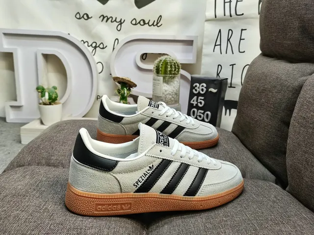 Adidas Spezial Brown Suede and Cream Lifestyle Sneakers 21