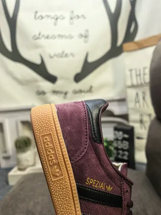 Adidas Spezial Burgundy Suede Lifestyle Sneakers 3