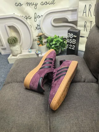 Adidas Spezial Burgundy Suede Lifestyle Sneakers 6