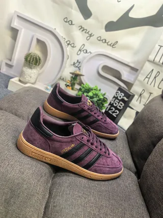 Adidas Spezial Burgundy Suede Lifestyle Sneakers 9