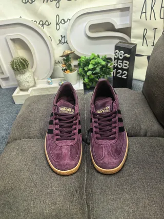 Adidas Spezial Burgundy Suede Lifestyle Sneakers 10