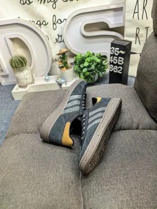 Adidas Spezial Dark Charcoal and Mustard Lifestyle Sneakers 6