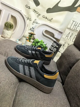 Adidas Spezial Dark Charcoal and Mustard Lifestyle Sneakers 7
