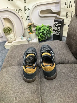 Adidas Spezial Dark Charcoal and Mustard Lifestyle Sneakers 8