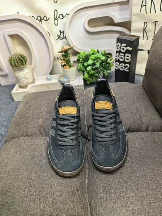 Adidas Spezial Dark Charcoal and Mustard Lifestyle Sneakers 10