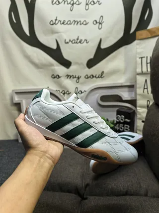 Adidas Spezial 白黑低帮皮革拼接生活方式运动鞋 15