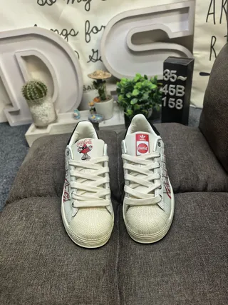 Adidas Stan Smith Coca-Cola Collaboration Lifestyle Sneakers 10