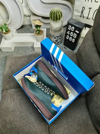 Adidas Stan Smith Dark Green and Royal Blue Lifestyle Sneakers 3