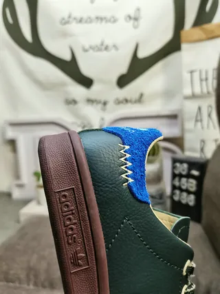 Adidas Stan Smith Dark Green and Royal Blue Lifestyle Sneakers 4