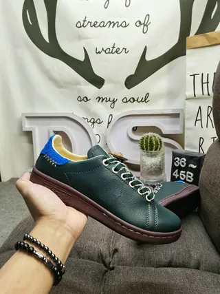 Adidas Stan Smith Dark Green and Royal Blue Lifestyle Sneakers 6