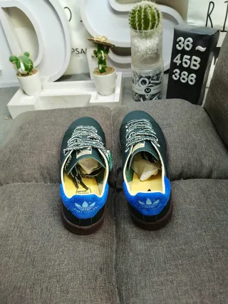 Adidas Stan Smith Dark Green and Royal Blue Lifestyle Sneakers 8