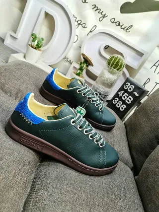 Adidas Stan Smith Dark Green and Royal Blue Lifestyle Sneakers 9