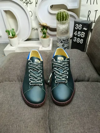 Adidas Stan Smith Dark Green and Royal Blue Lifestyle Sneakers 10