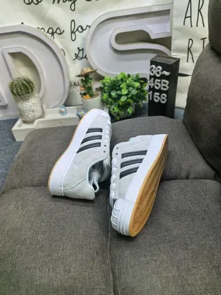 Adidas Superstar Beige Suede Shell Toe Lifestyle Sneakers 6