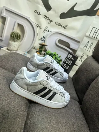 Adidas Superstar Beige Suede Shell Toe Lifestyle Sneakers 9