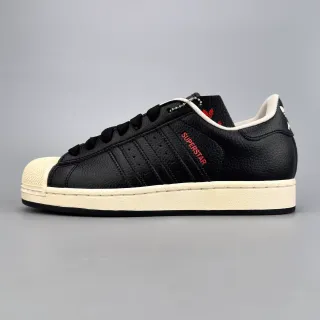 Adidas Superstar काली और Off-White लाइफस्टाइल स्नीकर