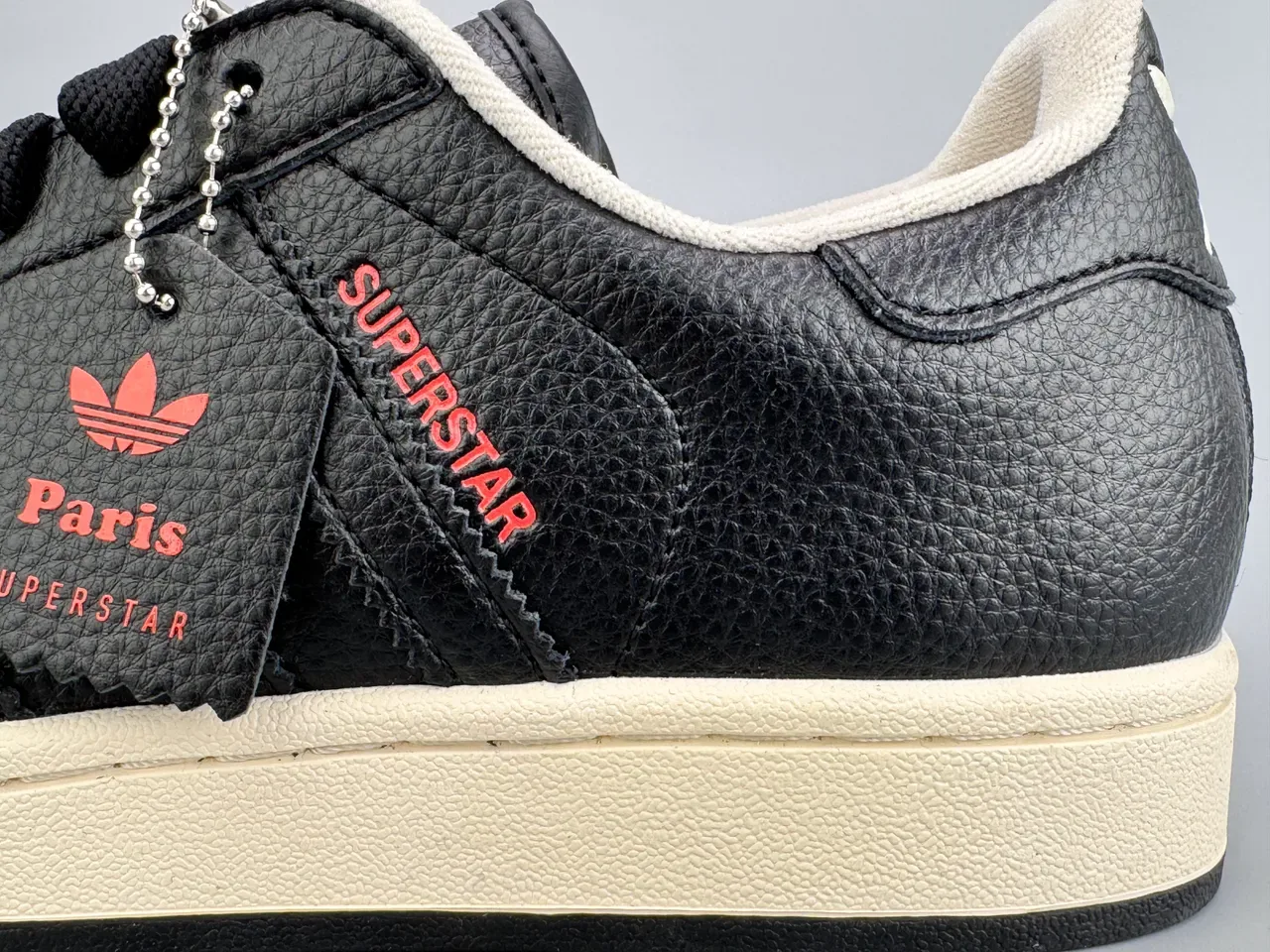 Adidas Superstar Black and Off-White Lifestyle Sneakers 7
