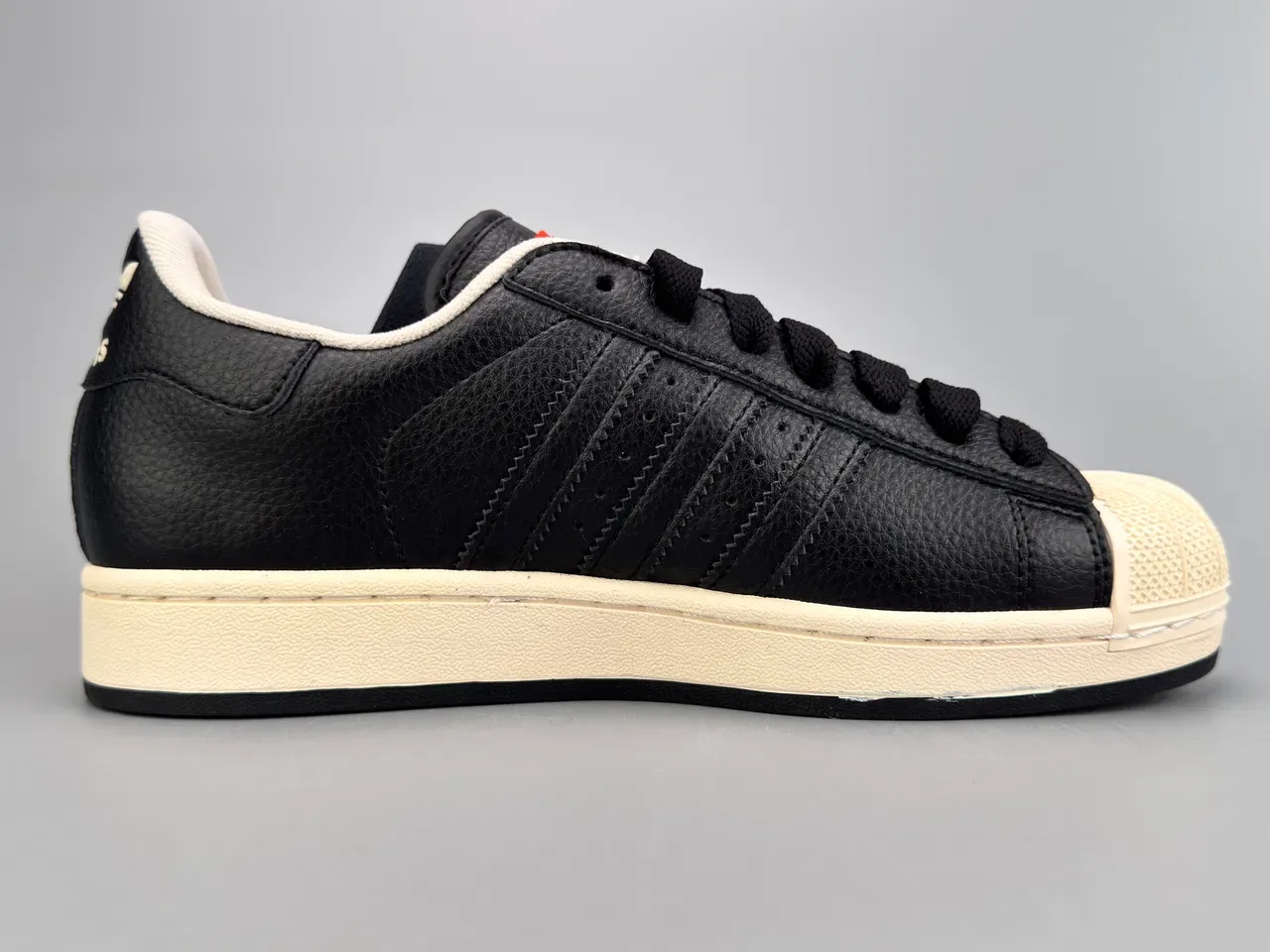 Adidas Superstar Black and Off-White Lifestyle Sneakers 10