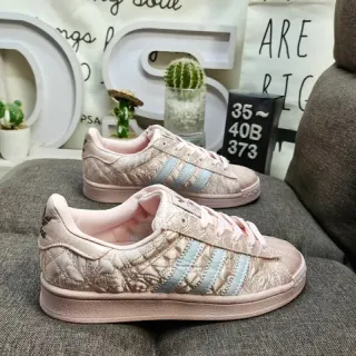 Adidas Superstar Quilted Dusty Pink Light Blue Lifestyle Sneakers