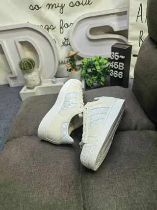 Adidas Superstar Quilted Off-White Lifestyle Sneakers 6