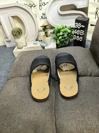 Adidas Superstar Slipper Black Cork Sole Slippers 8