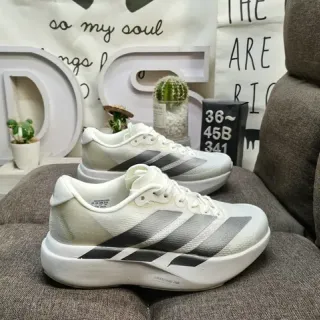 Adidas Three-Stripe Knit Platform Sneakers