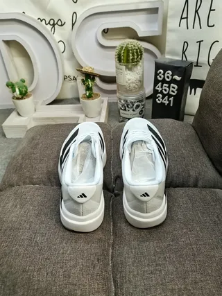 Adidas Three-Stripe Knit Platform Sneakers 8