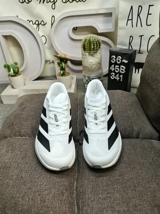 Adidas Three-Stripe Knit Platform Sneakers 10