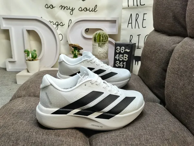 Adidas Three-Stripe Knit Platform Sneakers 11