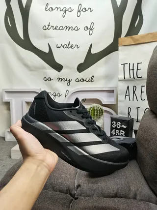 Adidas Three-Stripe Knit Platform Sneakers 15