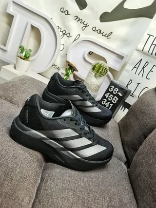 Adidas Three-Stripe Knit Platform Sneakers 19