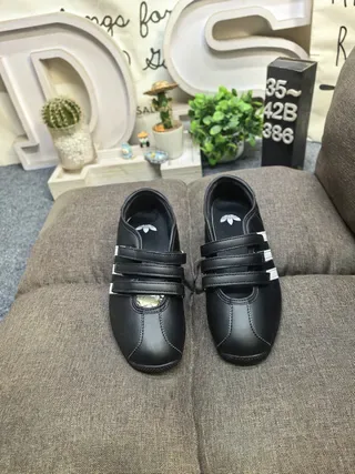Adidas Tokyo Black Laceless Three-Stripe Lifestyle Sneakers 10