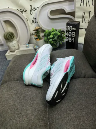 Adidas Ultraboost White Mint Pink Lifestyle Sneakers 6