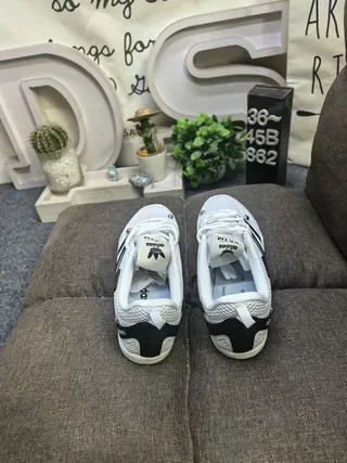 Adidas White Black Lightweight Mesh Upper Three-Stripe Side Panel Sneakers 8