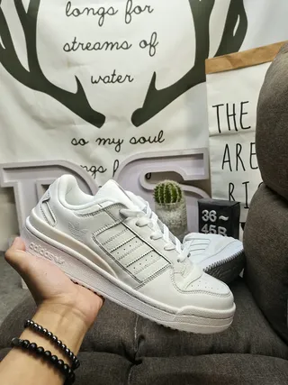 Adidas White Low-Top Lifestyle Sneakers 6
