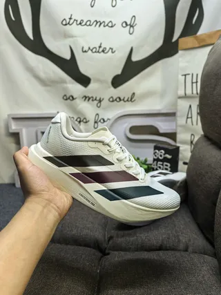 Adidas White Multicolor Engineered Mesh Upper Sculpted Foam Midsole Running Shoes 5